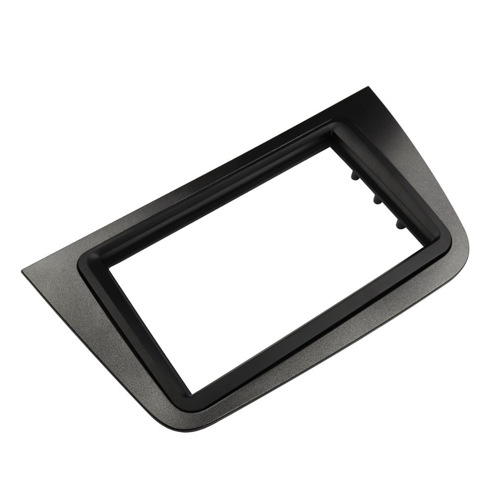 Dubbel Din Radio Fascia Voor Seat Altea Stereo Panel Dash Installatie Mount Trim Kit Gezicht Plaat Bezel Facia Lhd
