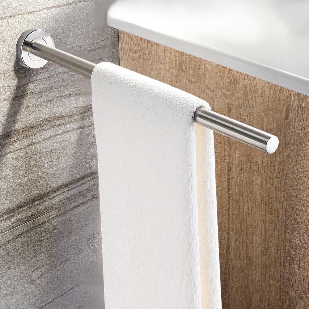 Stainless Steel Swivel Swing Arm Towel Holder Bar Rail Hanger Rack Wall Mounted For Bathroom