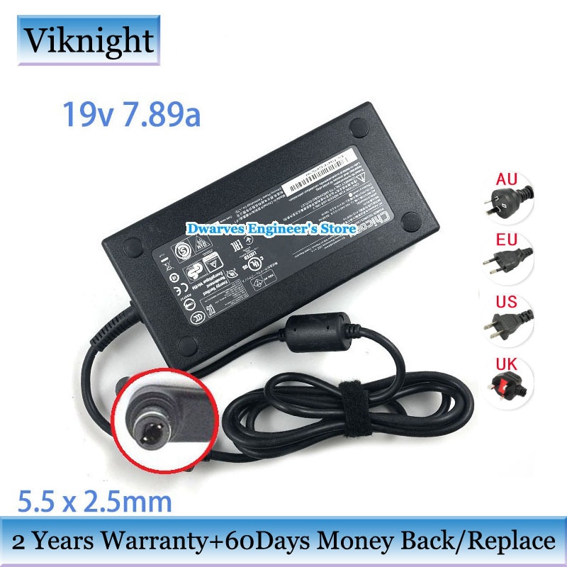 Echt A15-150P1A Chicony Ac Adapter 19 V 7.89A 150W Voeding Lader Voor Clevo W650KK1 P950HP6 A150A006L Laptop Adapter