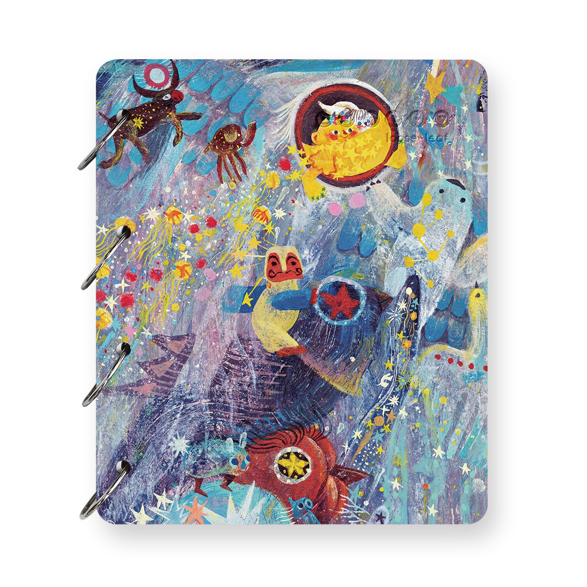 Cute Loose-leaf book illustration hand-painted book illustration book graffiti: 04