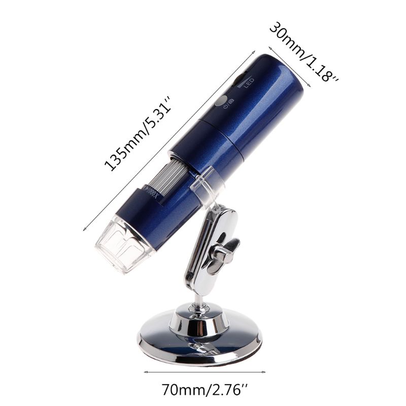 HD 1080P HD WiFi microscopio 1000X lupa para Android IOS iPhone iPad MAC de Windows