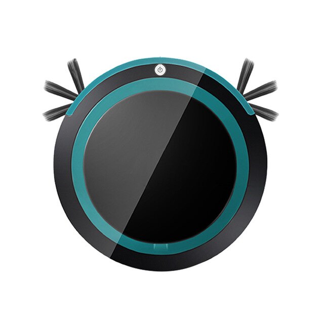 Intelligent Robot Vacuum Cleaner Robot Mopping Sweeping Suction Smart Cordless Auto Dust Sweeper Machine for Home Cleaning Robot: Black Green / EU