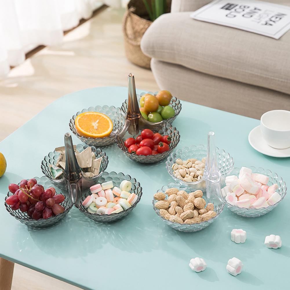 Europese Gestapeld Opslag Lade Multi-layer Plastic Plaat Gedroogd Fruit Opslag Plaat Sieraden Snacks Lade Opslag Rack Organizer