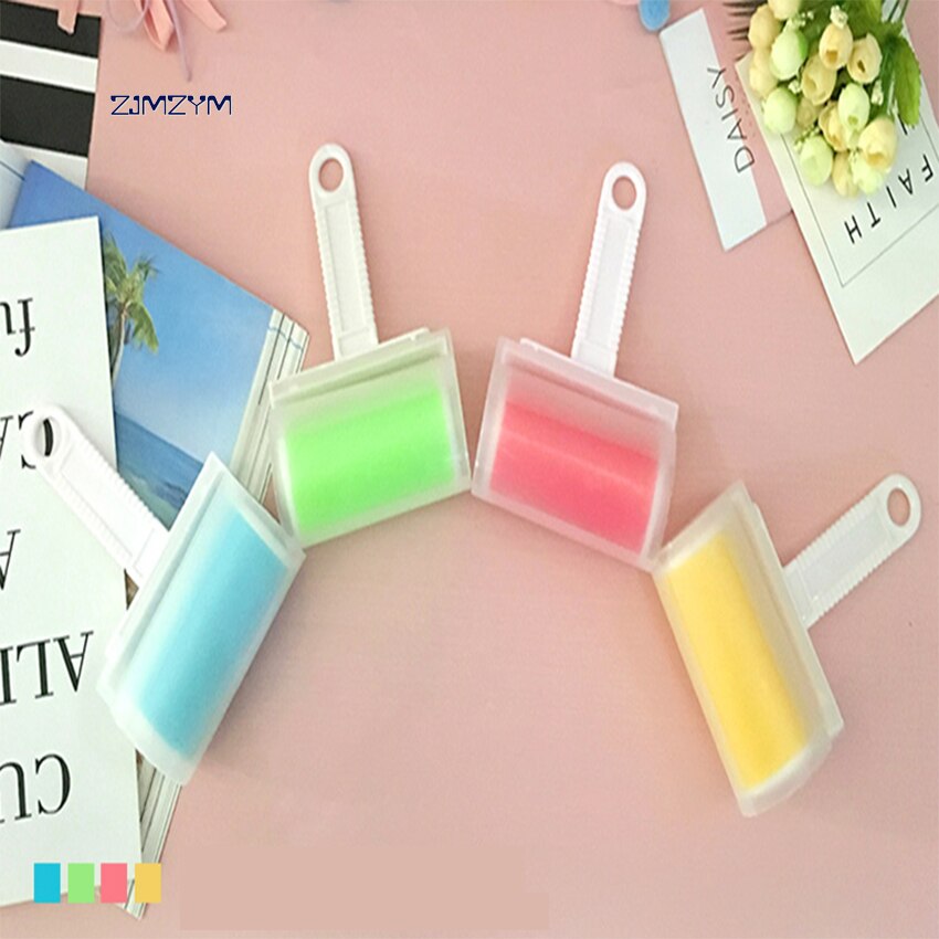 Clean sticky reusable sticky clothes wool dust collector carpet dusting fluffy manual sticky hair roll Lint Sticking Roller