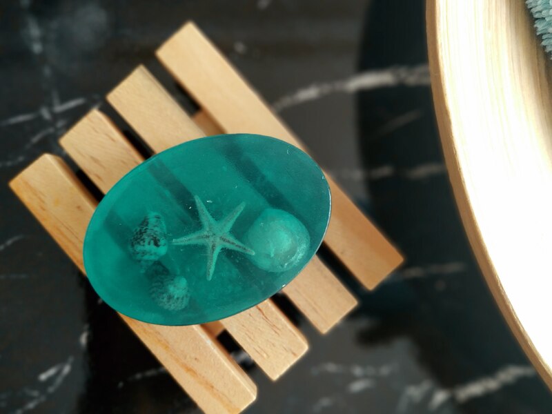 sea star and shell soap ocean themed handmade de... – Grandado