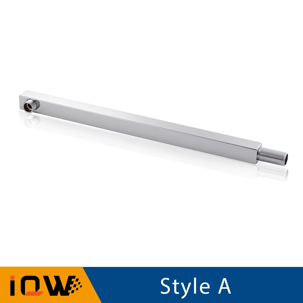 380mm Brass Made Chrome Shower Arm Wall Mounted Shower Head Arm Ceiling Mounted Shower Head Arm: A-001