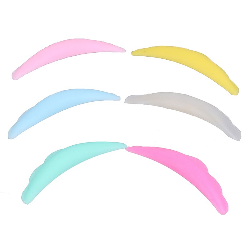 5Pairs Lash Lift Shields (XS S M L XL) Silicone Pads Eyelash Perm Rods Curlers