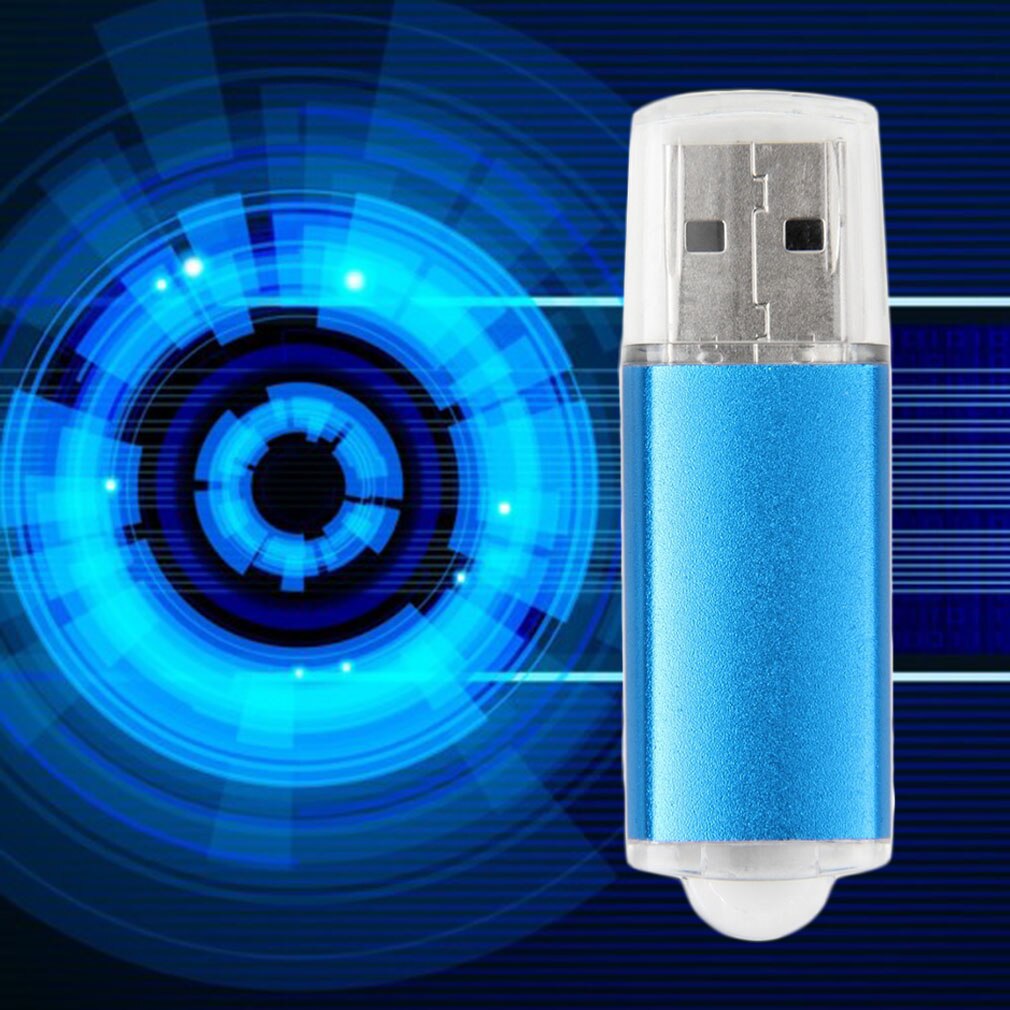 Large Capacity 32 GB 32GB USB 2.0 Mini Thumb Memory Stick Pen Flash Drive Blue Portable Size High Speed USB Flash Drive