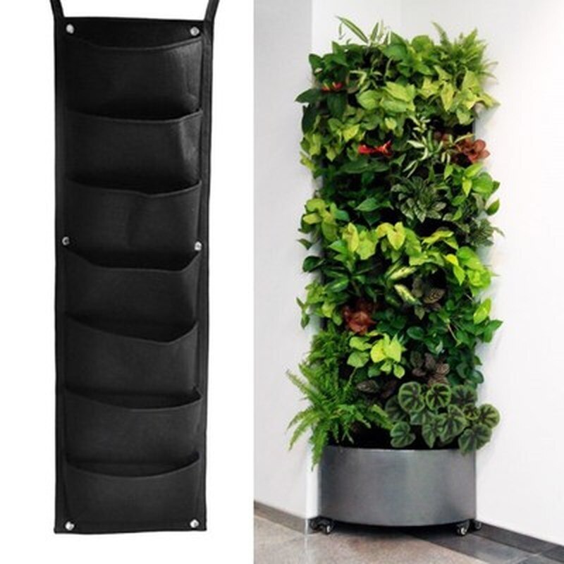 Poche pépinière Pot noir cultiver sacs planteur Vertical jardin potager vivant jardin sac semis tenture murale jardinière sac de culture