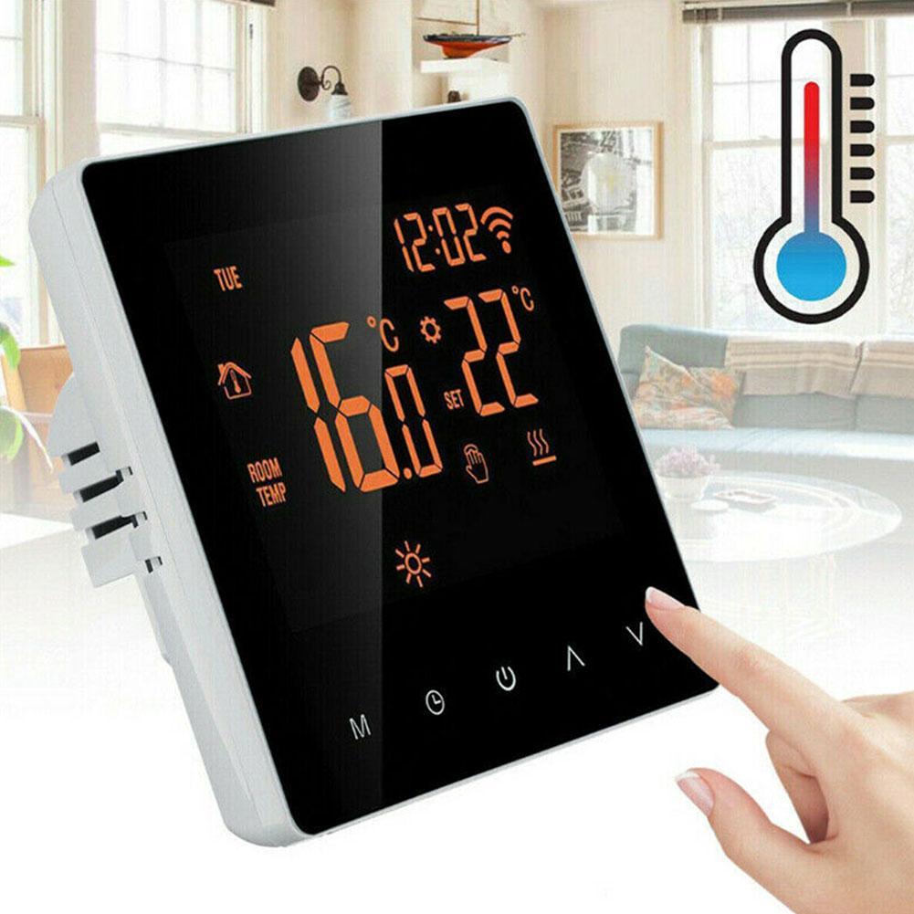 Wireless Thermostat Touch Screen Temperature Controller Alea Underfloor For Google Smart Programmable Electric Home Home He Y6U4