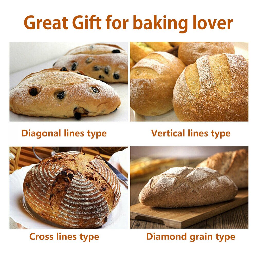 26pcs/set Bread Bakers Lame Slashing Tool Dough Making Razor Accessories Cake Making Cutter Baking Accessories Cookie Cutter