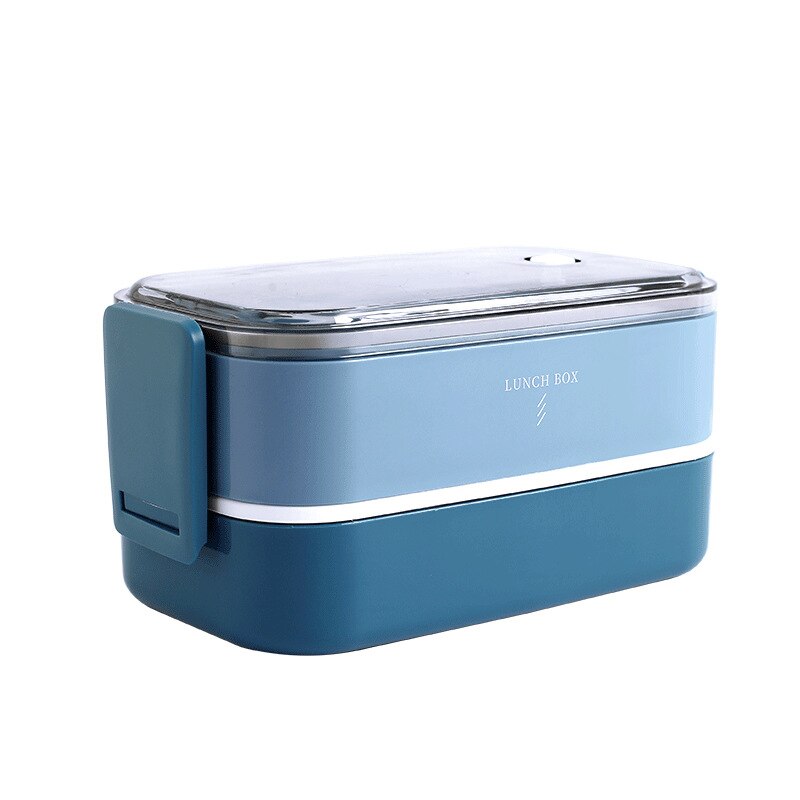 700ML 1400ML Portable Lunch Box 550ML Soup Bucket Single Double Layer Leak-Proof Food Container Children School Office Bento Box: U6683 Blue