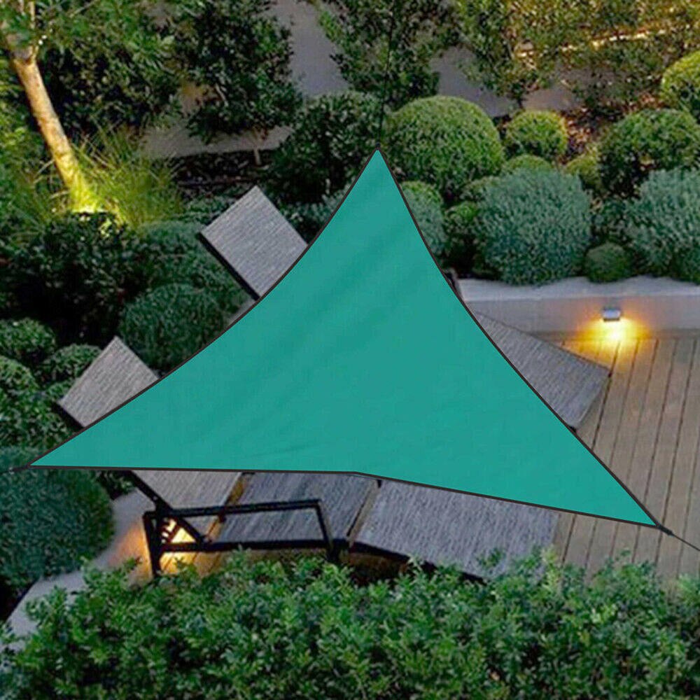 Waterproof Anti-UV Triangle Awning Sun Shading Net Sun Shade Sail Outdoor Swimming Pool Garden Canopy Shade Cloth Shelter