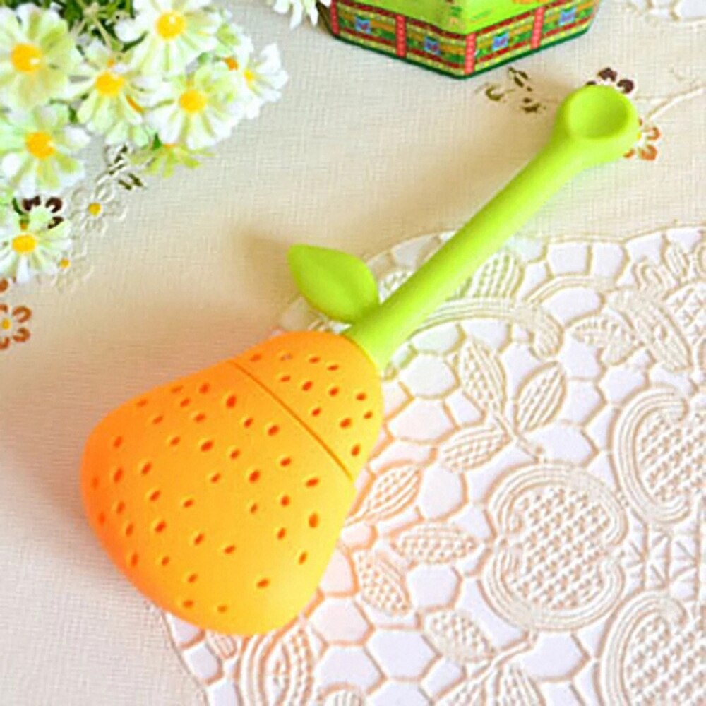 6 Styles Portable Silicone Tea Infuser Umbrella Whale Ball Leaf Tea Filter Stainless Steel Herbal Spice Tea Maker Teaware: H