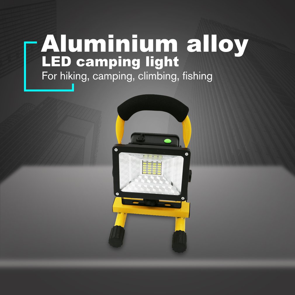 2400LM LED Portable Spotlight Camping Light Searchlight Rechargeable Handheld Work Light Portable Lantern