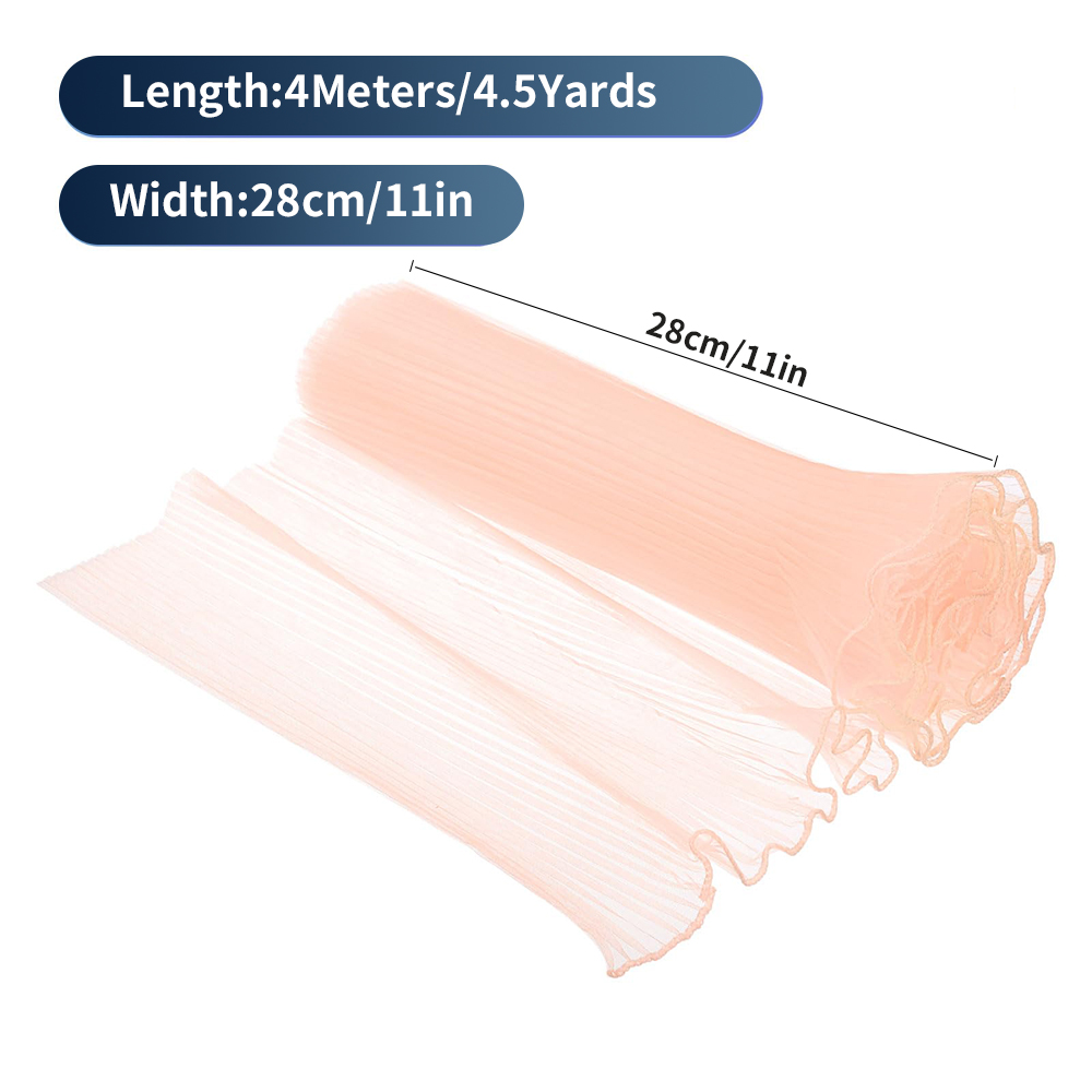 Parelrand boeket inpakpapier, mesh bloem inpakpapier, boeket inpakpapier, gerimpeld golfgaas, Valentijnsdag: Licht Geel