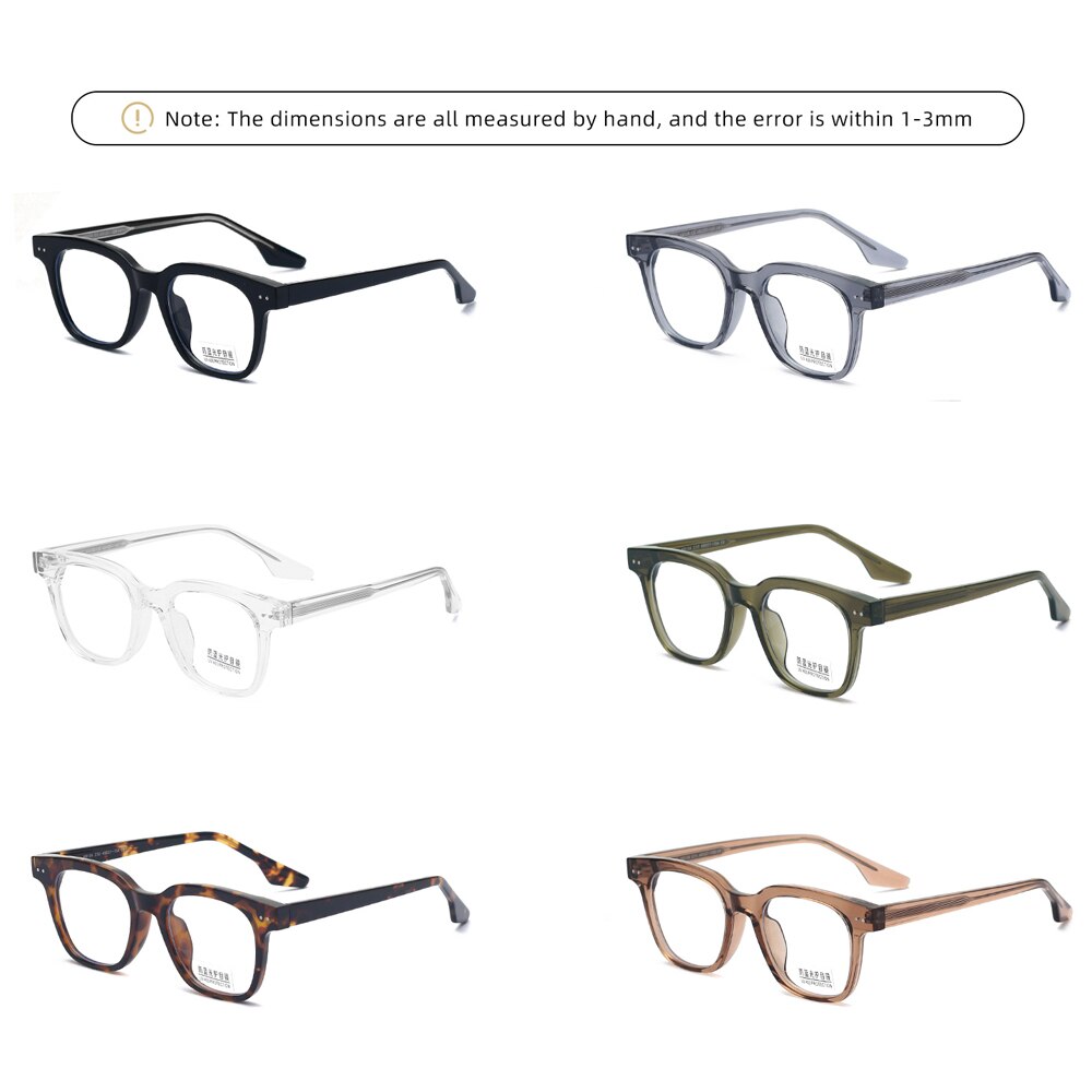 Kachawoo eyeglasses men clear lens tr90 acetate optical glasses frame for women black leopard square eyewear frame