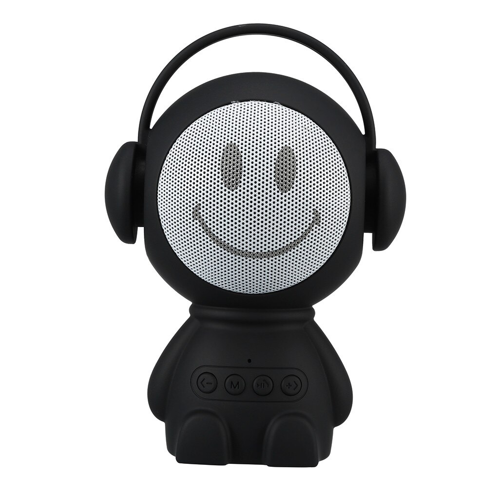Bluetooth Lautsprecher Led Tragbare Mini Wireless Lautsprecher Player USB Radio Fm Mp3 Musik Sound ColumOutdoorwith 9 Stunden Spielzeit Kind: Black