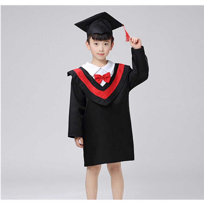 Kinderen vrijgezellenjurk optreden jurk kleuterschool afstuderen fotoshoot kleurblok halslijn strik schooluniform: Kleur 1 / 100cm