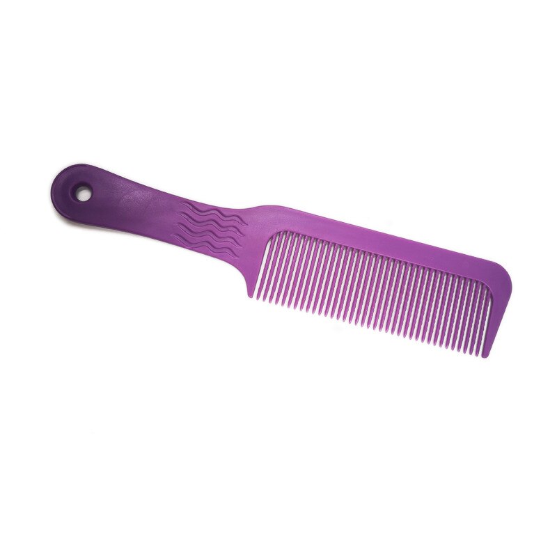 Peine Antiestático de carbono para peluquería 3D, Mango antideslizante, para peluquero: Purple