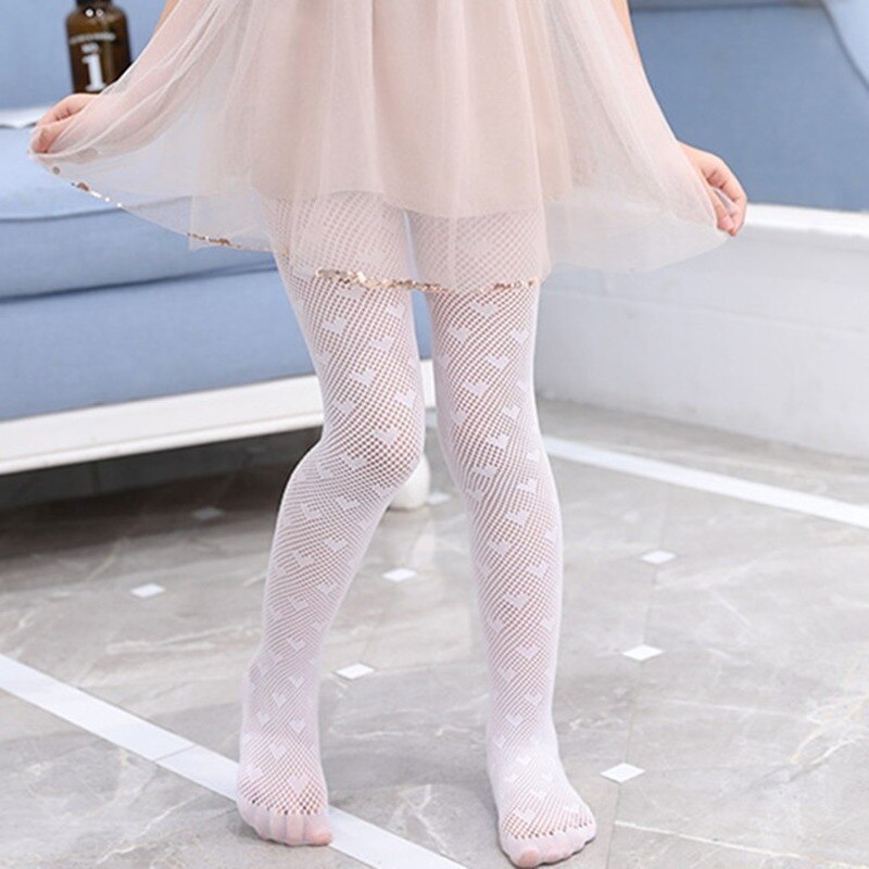 Collants fins en maille pour bébé fille, bas de princesse, blanc, noir, doux, bonneterie, printemps été automne
