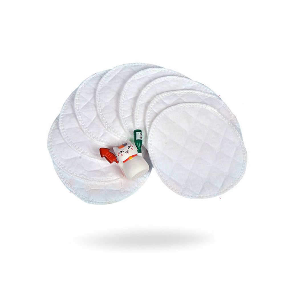 12 Pcs Herbruikbare Verpleging Borst Pads Biologische Vlakte Wasbare Zachte 3 Lagen Katoen Absorberende Feeding Baby Borstvoeding Accessoire