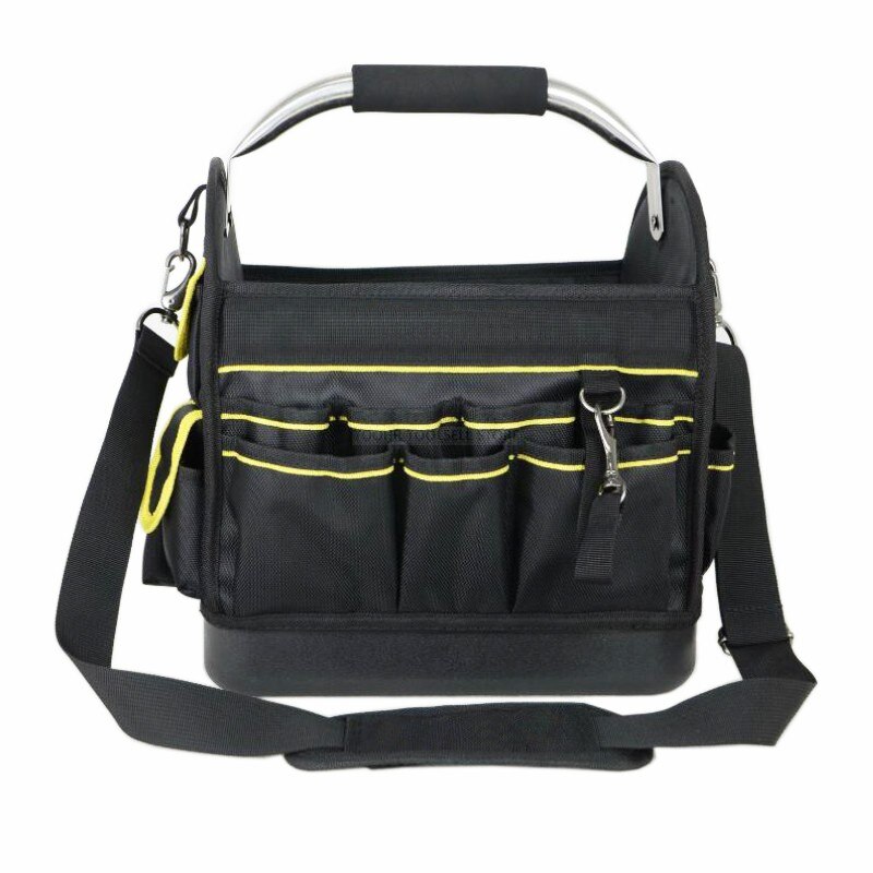 Bolsas de herramientas portátiles 1680D, tela Oxford multifunción, impermeable, para carpintería, equipo de electricista, funda de herramientas de mantenimiento