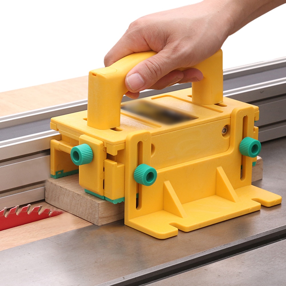 3D Table à bois rabattable scie rabot de fraisage Vertical scie poussoir mangeoire de sécurité travail du bois sécurité poussoir Assistant outils