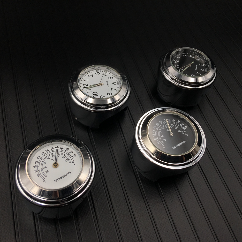 Motorfiets Klok Waterdicht Stuur Horloge Billet Aluminium Motorfiets Stuur Klok Motorfiets Horloge Fit voor Meeste Motorfiets Cruiser Chopper met 7/8 Motorfiets Klok Waterdicht Stuur Horloge Billet Aluminium Motorfiets Stuur Klok Motorfiets Horloge Fit voor Meeste Motorfiets Cruiser Chopper met 7/8