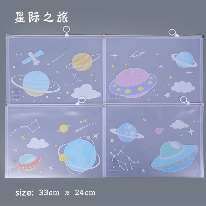 1pcs A4/A5/A6 PVC Document File Bag Waterproof Student Stationery School Supplies: 5