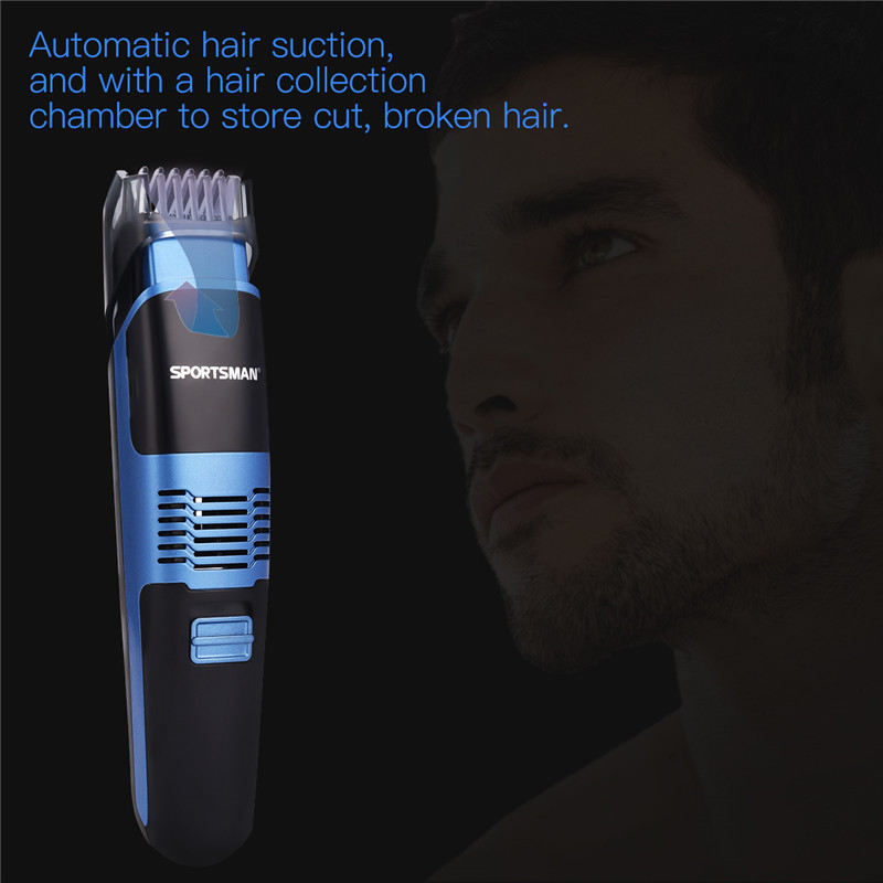 Automatic Vacuum Suction Electric Hair Clipper Low Noise Hair Trimmer Cordless Barbershop Hair Cutting Machine 31