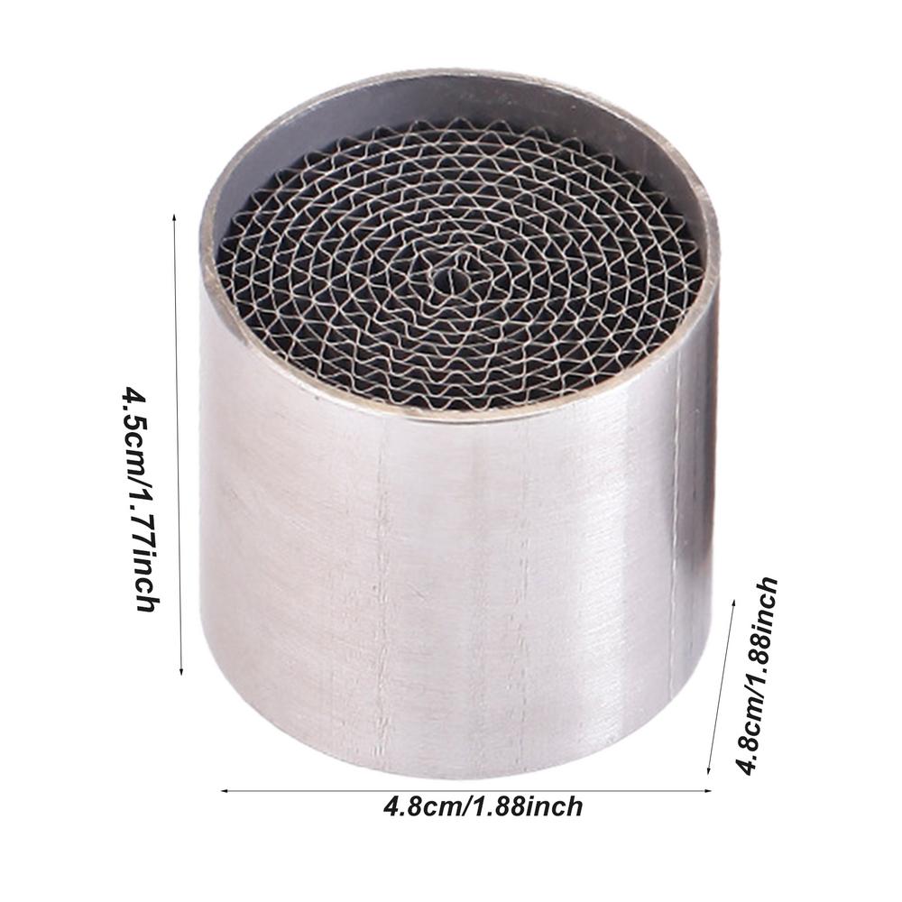 Motorcycle Exhaust Muffler Stainless Steel Motorcycle Exhaust Muffler Slip On Easy To Install Enhances Performance For Scooters: Red
