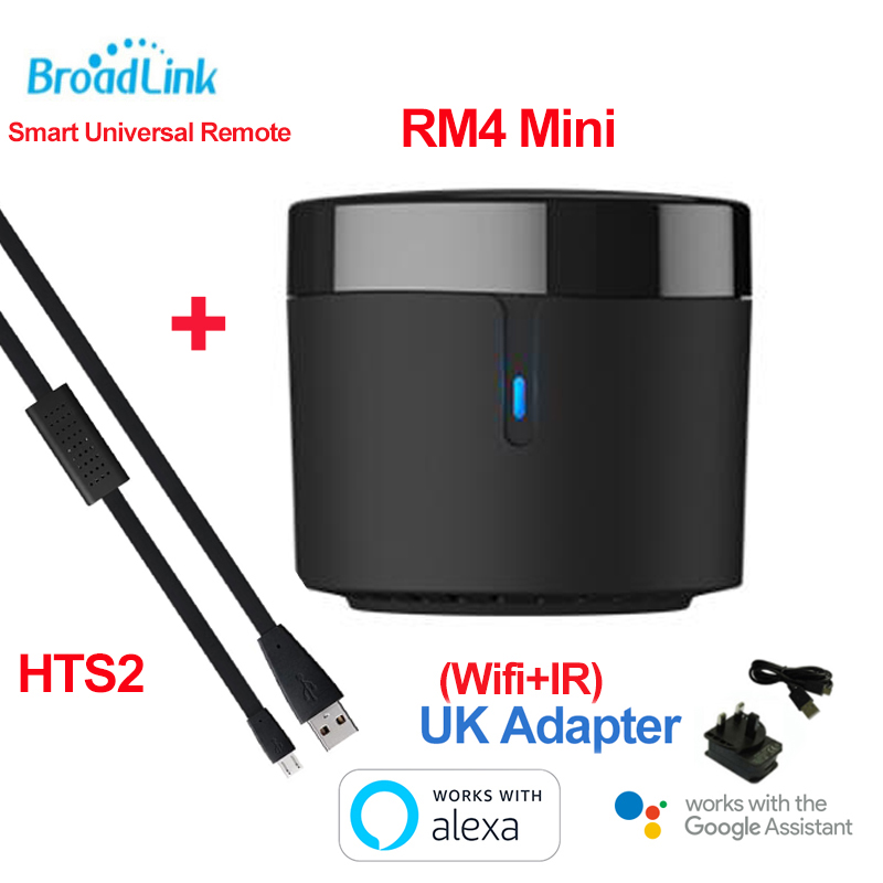 Broadlink RM4 PRO Universal Smart IR RF Remote Controller RM4 Mini Wifi IR Remote Control Work With Alexa Google Home HTS2: RM4 Mini HTS2 UK