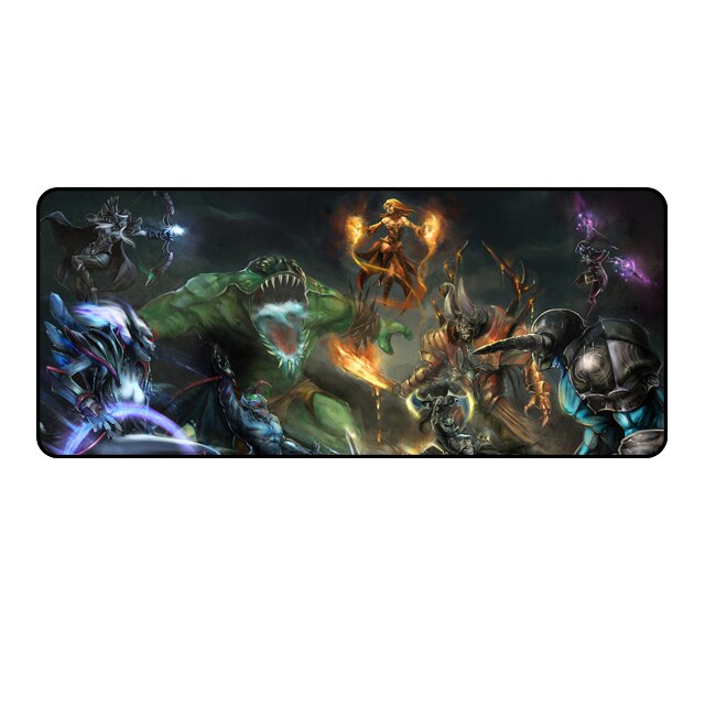 70*30cm game mouse pad mat Large for Dota2 gaming mousepad L XL gamer mouse pads for Dota 2 Computer Peripherals accessories: Green