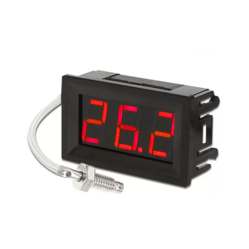Termómetro termopar Industrial de alta temperatura tipo K M6, medidor de temperatura Digital de 12V, termógrafo de 30 ~ 800 grados: Oro