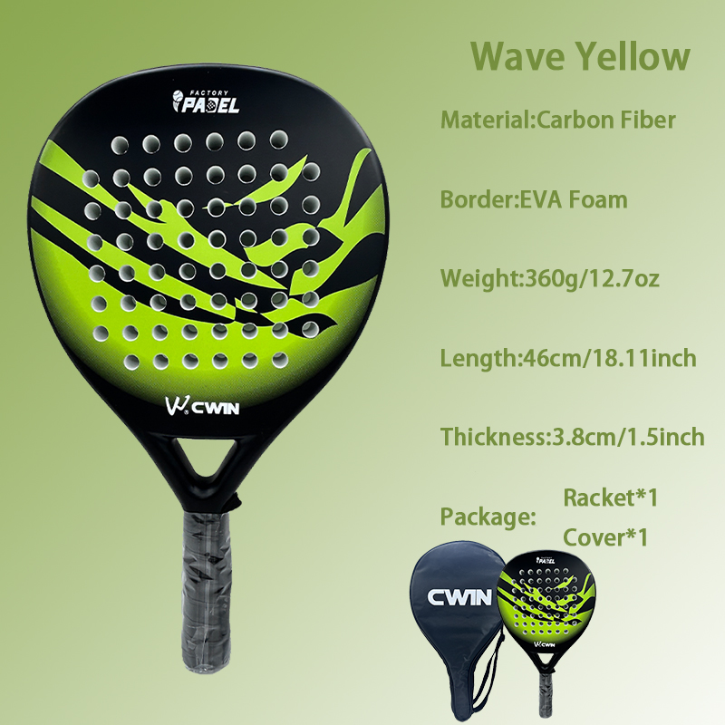 Cwin 4013 Padel Racket Cwin Paddle Racket Adult Prefessional Carbon Fiber... – Grandado
