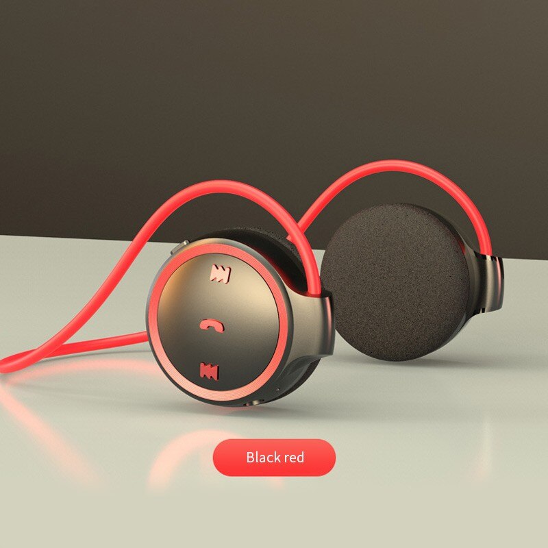 K31 5,0 Ohr Haken Bluetooth Headset Sport 500mA Unterstützung TF Karte MP3 Kopfhörer Lärm die Ermäßigung Drahtlose HiFi Wasserdichte Kopfhörer: rot mit Paket