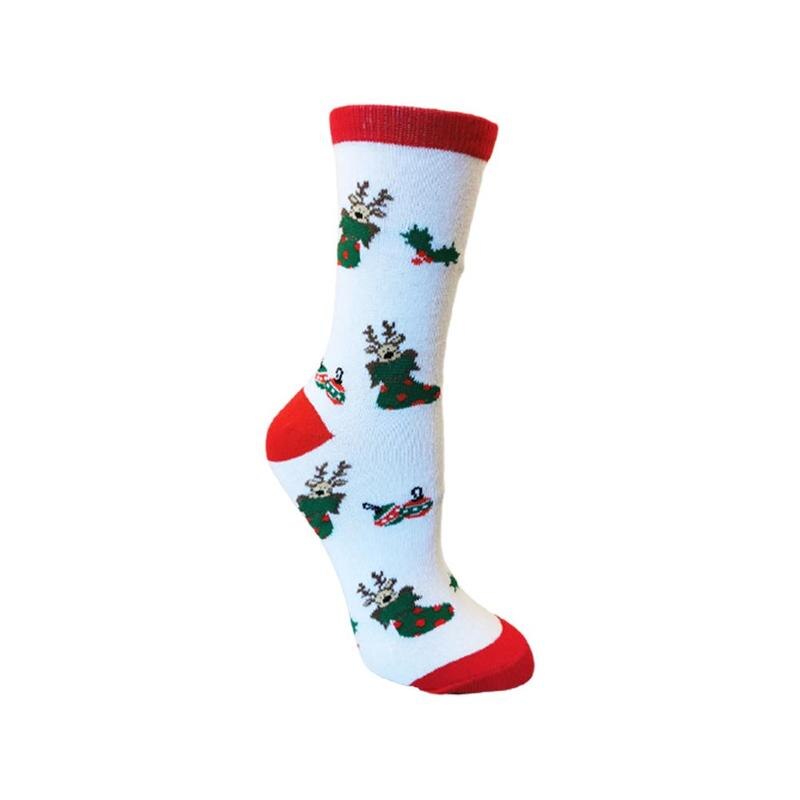 Julstrumpor i europa och amerika älgstrumpor för män och kvinnor personlighet tubstrumpor halloween strumpor