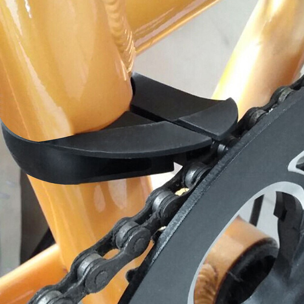 Protector de cadena de marcha única, Deflector de guía de cadena ajustable, cubierta protectora, accesorios de piezas de bicicleta, 1 ud.