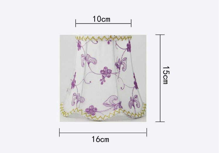 DIA 16 cm abat-jour violet pour Mini lampe ou abat-jour applique, E27