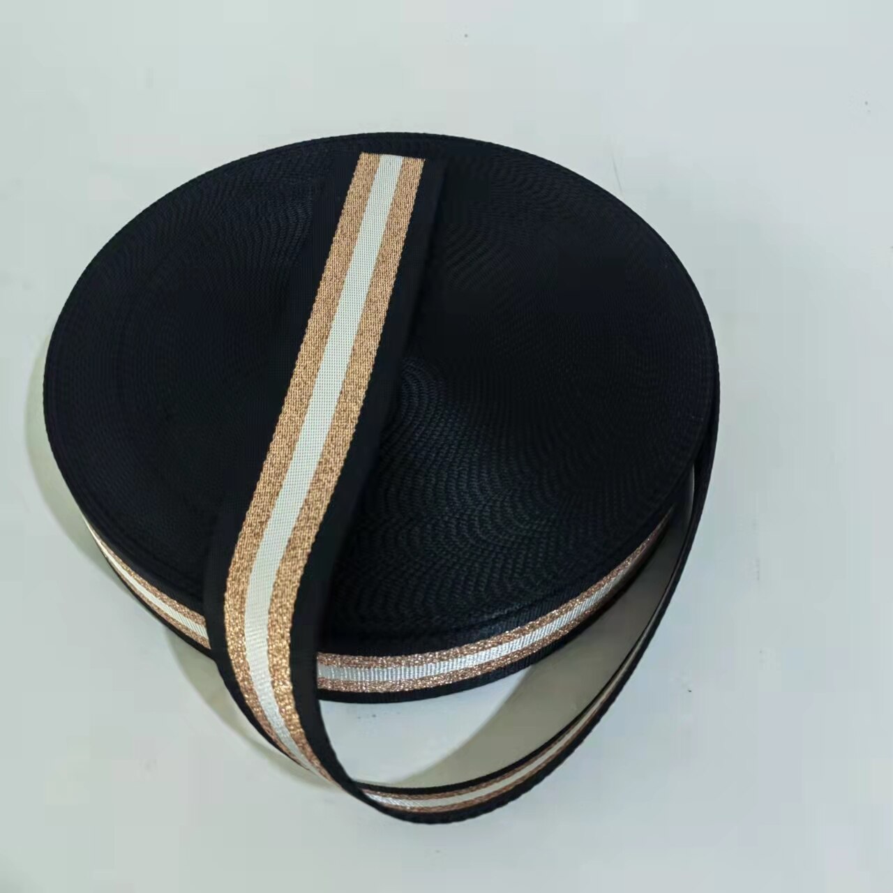 5-metrowa szeroka 5cm taśma saszetka do paska wstążka do tekstylia do DIY pasek ozdobny akcesoria do szycia: black