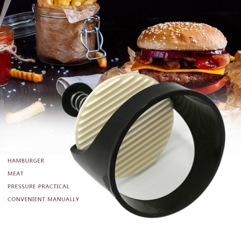 Diy multifunktions manuellt tryck burger hamburgare gör verktyg manuell burgerpress och formningsmaskin