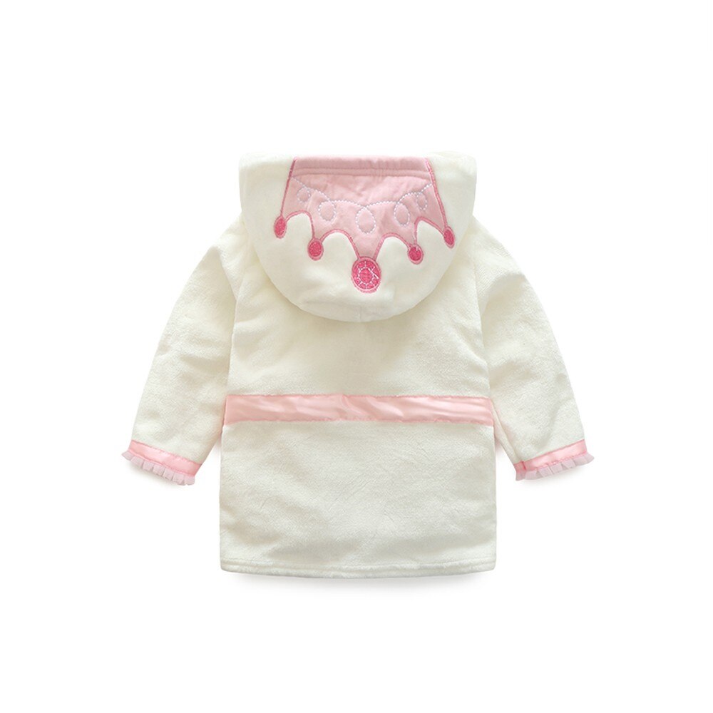 Crown Hooded Handdoek kinderen Gewaad Baby Badjas Lange Mouw Kids Badjas Mooie Dier Kind Jongen Meisjes Robes Pyjama aug1