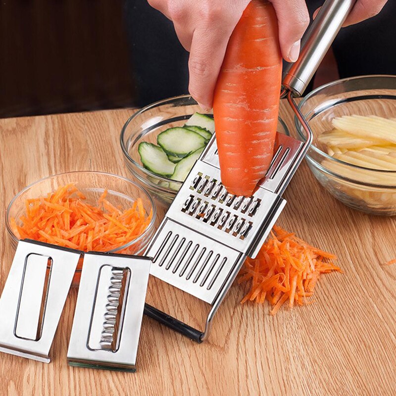 Multifunctionele voedselsnijder rasp groentesnijder roestvrijstalen rasp snijder fruit aardappelschiller rasp snijder
