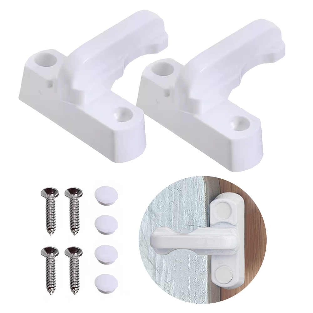 2PCS Versatile RV Table Clamp - Durable ABS, Rotating Lock For Easy Wall Mounting & Secure Hold, Trailer, Table Board, Hook: Default Title