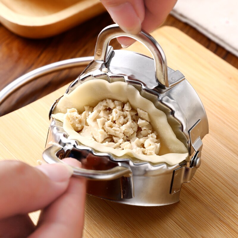Stainless steel dumpling machine and cutting blade dough for home kitchen dough round roller machine dumpling skin Mold 7CM