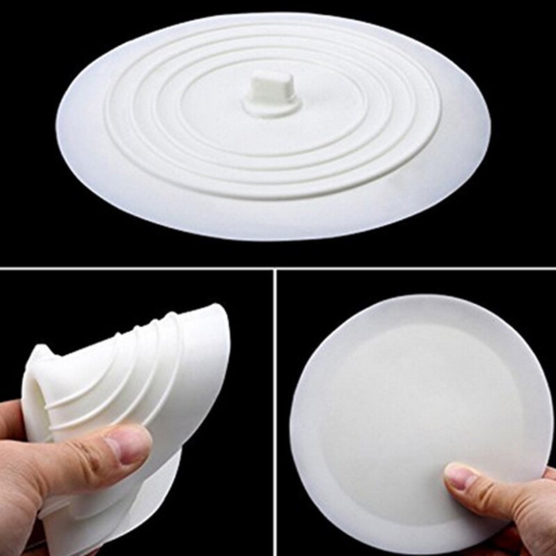 Tapa de silicona para fregadero de cocina, tapa de drenaje para el hogar, grande y redonda, multifunción