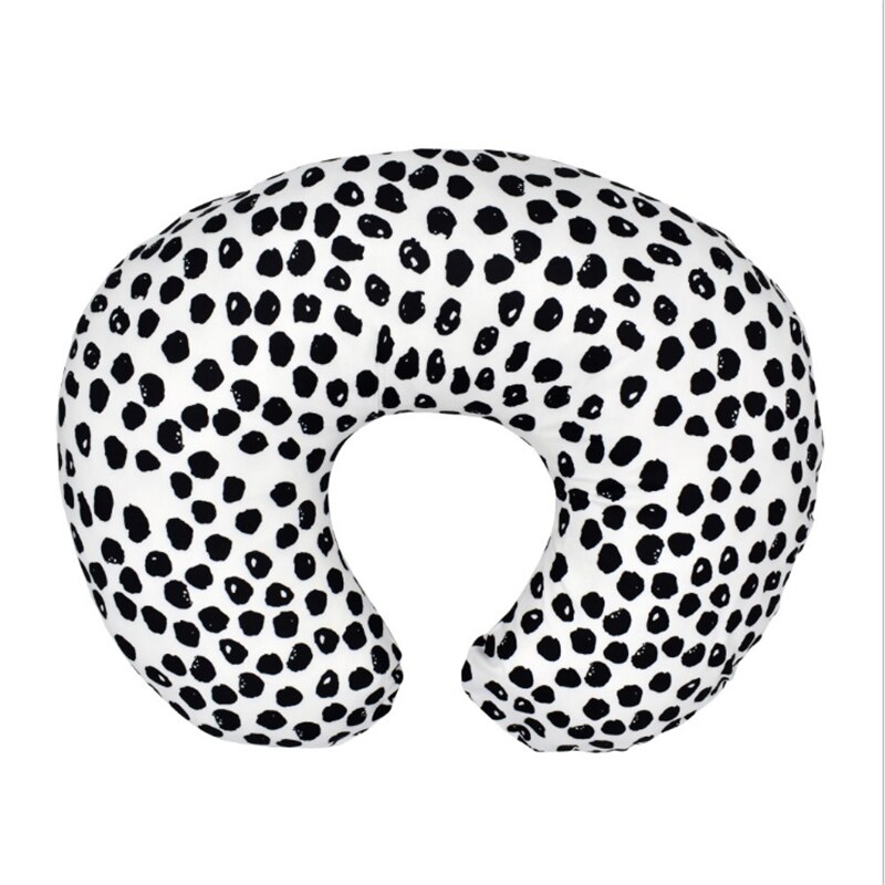 Taie d'oreiller en forme de U pour bébés | Couverture d'oreiller d'allaitement de maternité, coussin d'alimentation de taille en coton pour -né,: Black