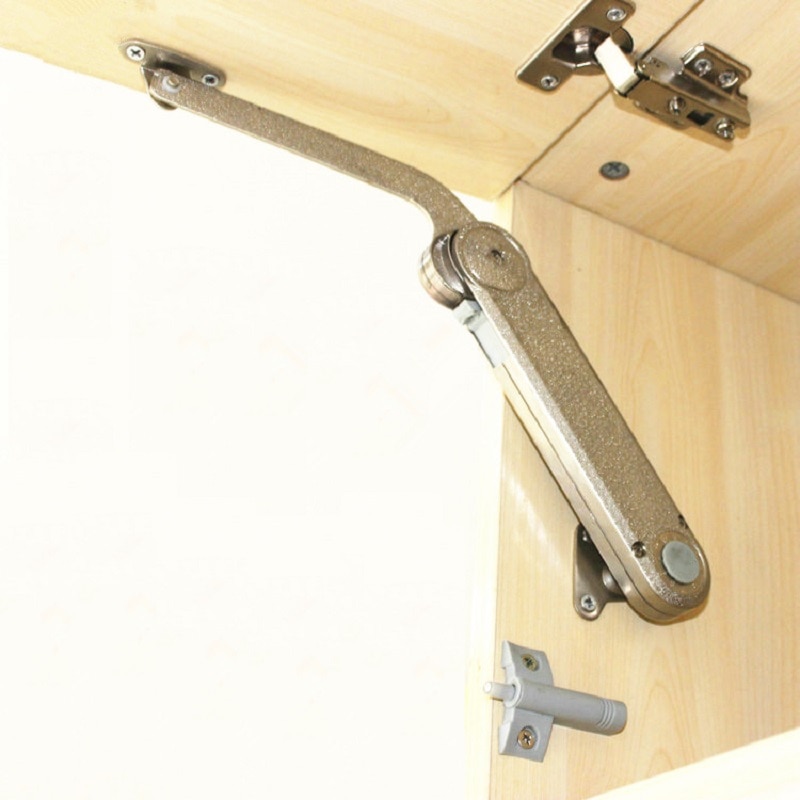Adjustable Lift Up Kitchen Cabinet Cupboard Flap Up Door Lifter lid heavy mechanical support buffer