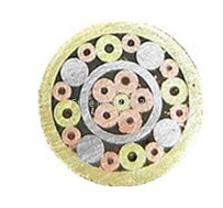 Remaches de pasador de mosaico de 6mm para tornillo de mango de cuchillo, remaches de mosaicos de latón, tubo de acero para uñas, más , estilo exquisito, longitud de 90mm: Verde
